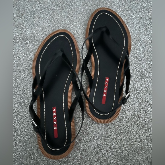 NWT Prada sling back sandals - Picture 1 of 7